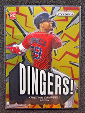 2025 Panini Prizm - Kristian Campbell (RC) [Dingers! Insert] #9 *NM*