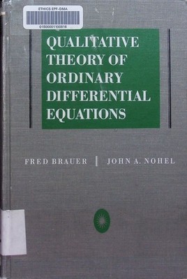 The qualitative theory of ordinary differential equations an introduction Fred B
