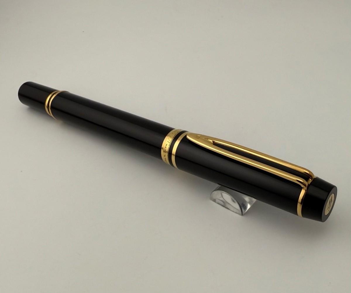 ル・マン100 1883-1983 18K 万年筆 Waterman Le Man 100 Black 1883/1983 Fountain Pen 18K Gold Fine Nib