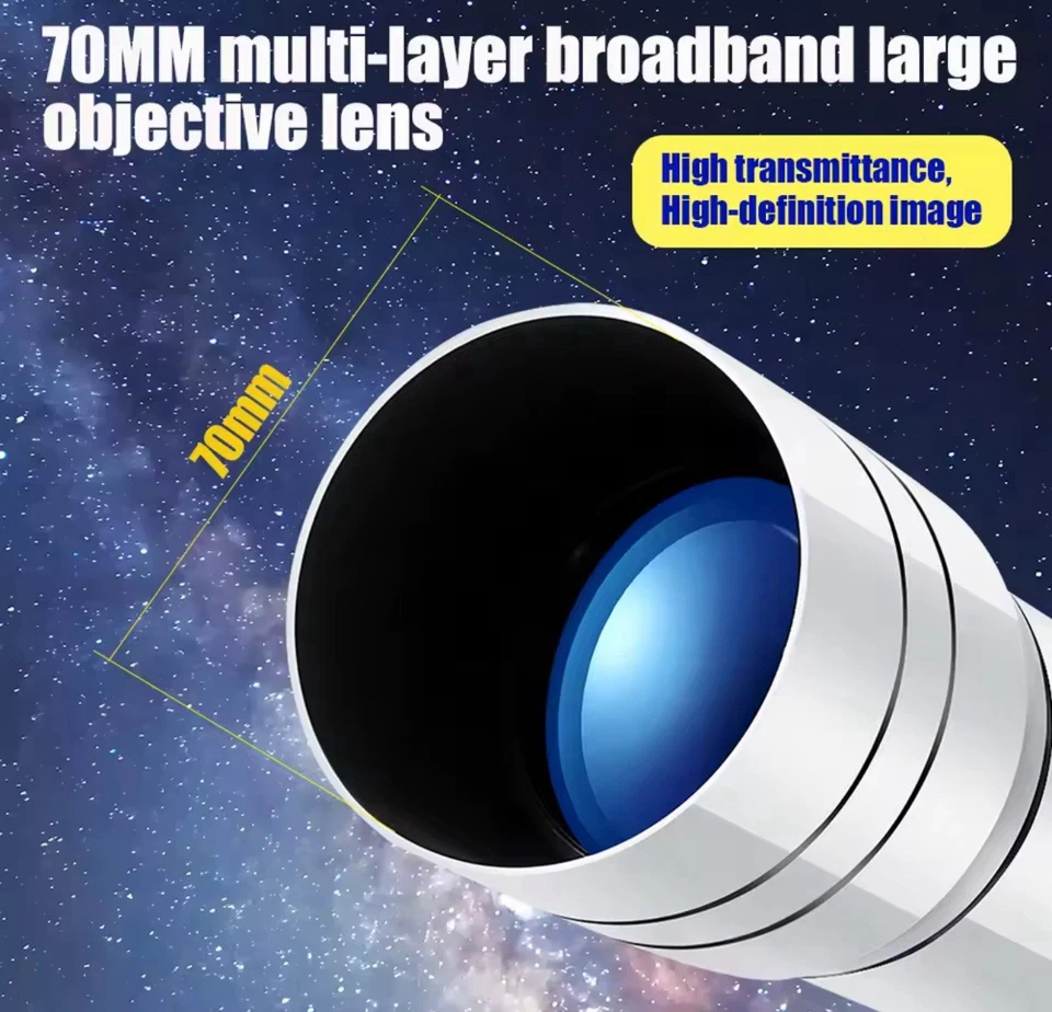 BORWOLF 70400 Professional High-definition Astronomical Telescope 333X - Image 3 of 4