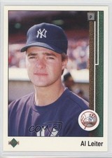 1989 Upper Deck Blank Back Al Leiter #588 0p8