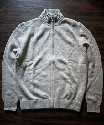 Loro Piana Baby Cashmere Bomber Parksville Jacket Men s Size Large 52 Full Zip