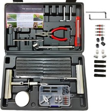 Tire Repair Kit - 68pcs Heavy Duty Tire Plug Kit, Universal Tire Repair Tools