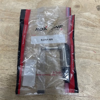 Roxtone Leader Series 1/4'' Mono Right Angle Plug, Nickel , MPN RJ2RP-NN