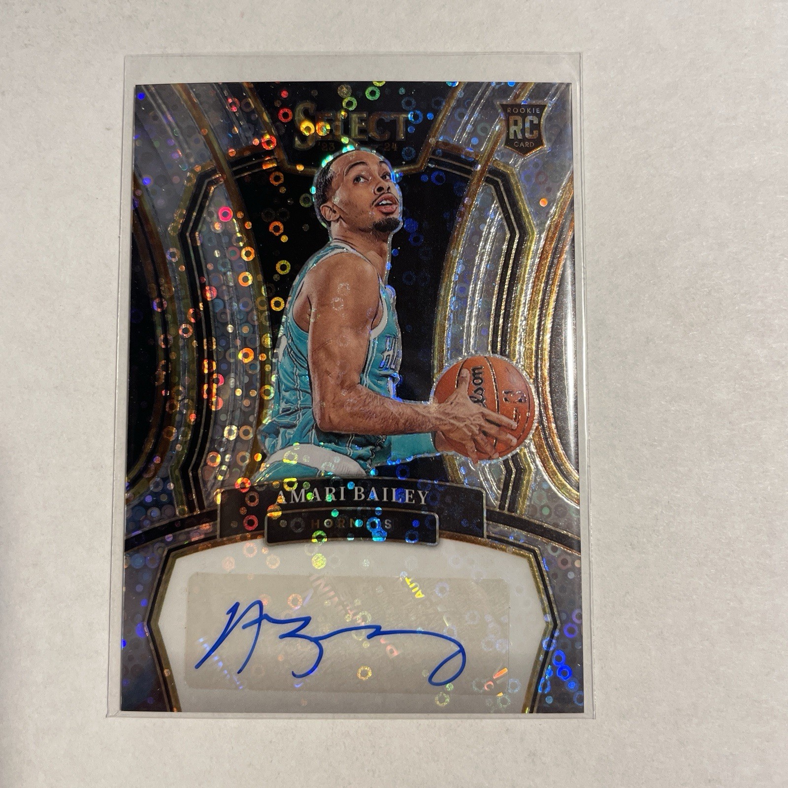 2023 Panini Select Rookie Signatures Prizm Amari Bailey #RS-MAR Auto RC