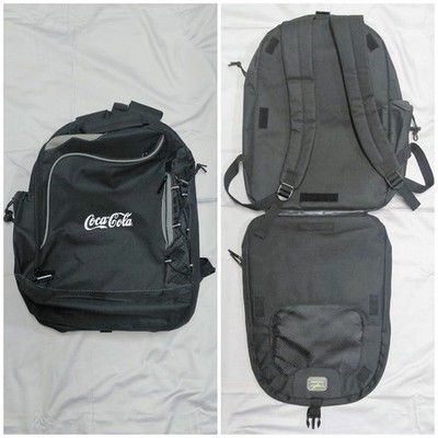Coca Cola Backpack Laptop School College Bag Leed's Brand Media Pockets & More