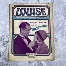 Vintage Sheet Music Louise Richard Whiting Leo Robin 1929 V38