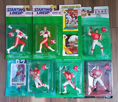 SEALED KANSAS CITY CHIEFS 1988 - 2000 Starting Lineup NFL Football Figure U PICK
