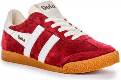Gola Classics Elan Low Profile Retro Evergre Womeans Sneakers Red White US 5 -10