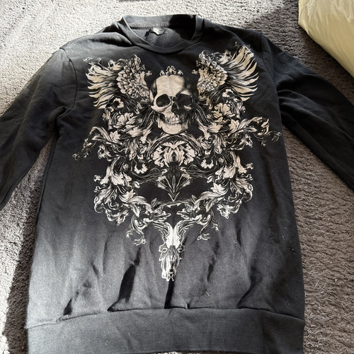 Zara Man Skull Jumper - Picture 1 of 5