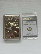 pokemon poliwhirl 23k gold plated trading card 1999 Poliwhirl main image 1