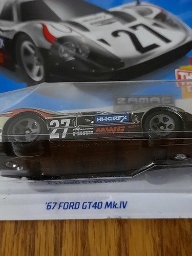 2024 Hot Wheels '67 Ford GT40 MKIV ZAMAC Brandneu Maßstab 1:64 - Bild 8 von 10
