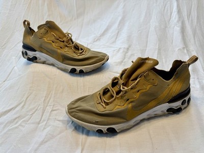 Size 12 Nike React Element 55 Metallic Gold 2019