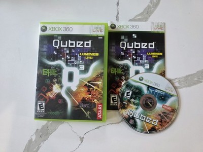 Qubed Microsoft Xbox 360 Game COMPLETE w/ Manual (Lumines Live/Rez HD/E4) Cubed