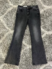 Pilcro And The Letterpress By Anthropologie High Rise Bootcut Jeans 27 Black