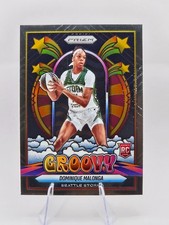 Panini Prizm WNBA Groovy Rookie #8 Dominique Malonga Seattle Storm 2025