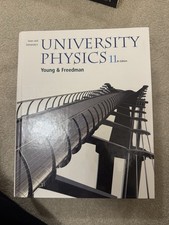 UNIVERSITY PHYSICS 11 Young & Freedman Hardback Book