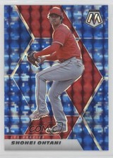 2021 Panini Mosaic Blue Camo Mosaic Prizm Shohei Ohtani #179 08nc