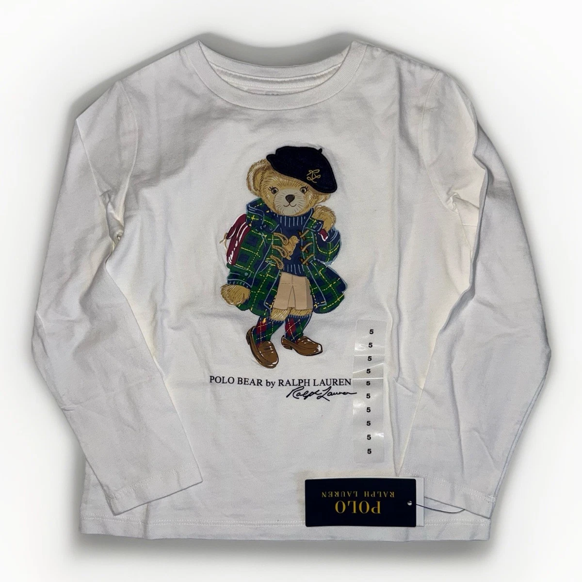 Polo Ralph Lauren Girls' 100% Cotton 5 Size Tops, Shirts & T