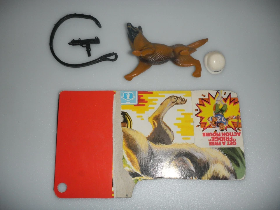 Tarjeta figura Law & Order v1 1987 vintage G.I. Lote GI Joe 3.75 ARAH *99% Completo Foto 2 de 4