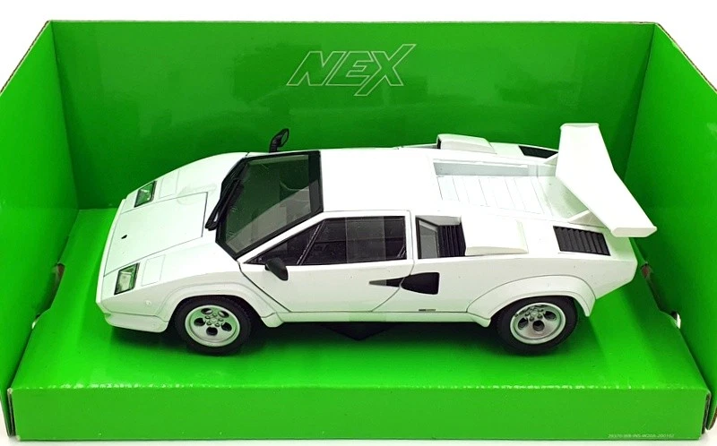 Welly NEX Escala 1/24 24112W - Lamborghini Countach LP 5000 S - Blanco Foto 4 de 4