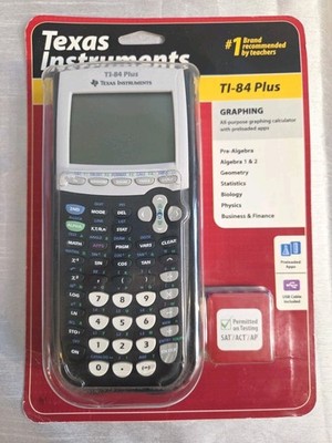 Texas Instruments TI-84 Plus Graphing Calculator  Black New In Package 