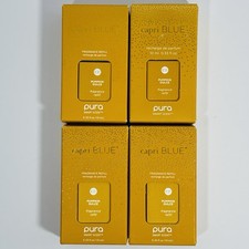 New 4 Pack Pura Smart Scent Pumpkin Dulce Capri Blue Home Fragrance Refills