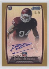 2013 Bowman Rookie Chrome Refractor Gold 22/75 Damontre Moore #RCRA-DM Auto 0j6
