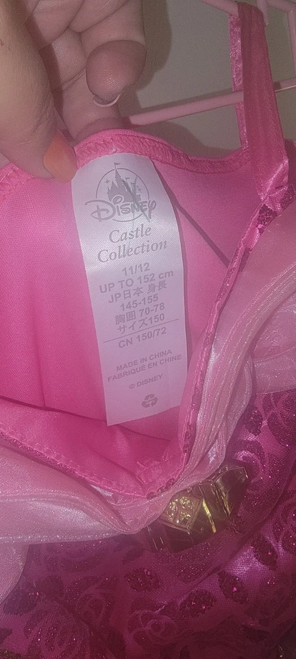 Vestido Princesa Aurora Disney Store Bella Durmiente 11/12 Bibbidi Bobbidi Botique Foto 3 de 3