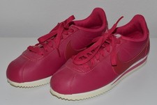 Nike Rare Classic Cortez Leather Women  s Size 8 Wild Cherry Noble Red Pink New