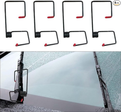 #ad Windshield Wiper Arm Pressure Spring Booster Additional Car Windshield 4PCS $11.99