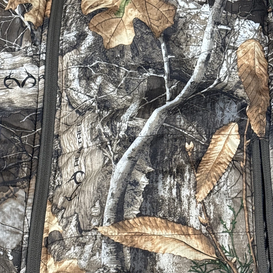 Realtree Reversible Hunting Camo Vest Nylon Men's Size Small Outdoors Woods - Image 4 of 4