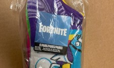 New Girls 6 Pack No Show Fortnite Cuddle Team Leader Socks M/L 3-10 New