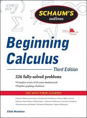 Schaums Outline of Beginning Calculus (Schaums Outline Series) - ACCEPTABLE