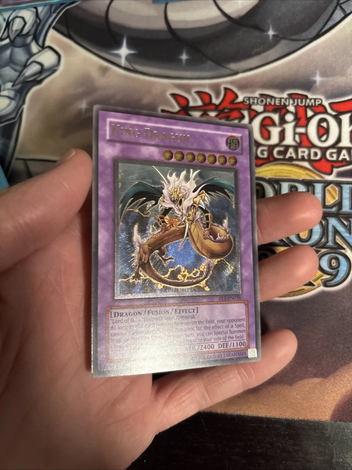 (MC) Yugioh King Dragun Ultimate Rare Unlimited Edition FET-EN036 VLP - Image 3 of 4