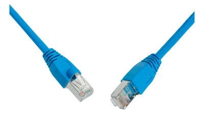 Patchcord CAT6 SFTP PVC 3m niebieski snag-proof C6-315BU-3MB