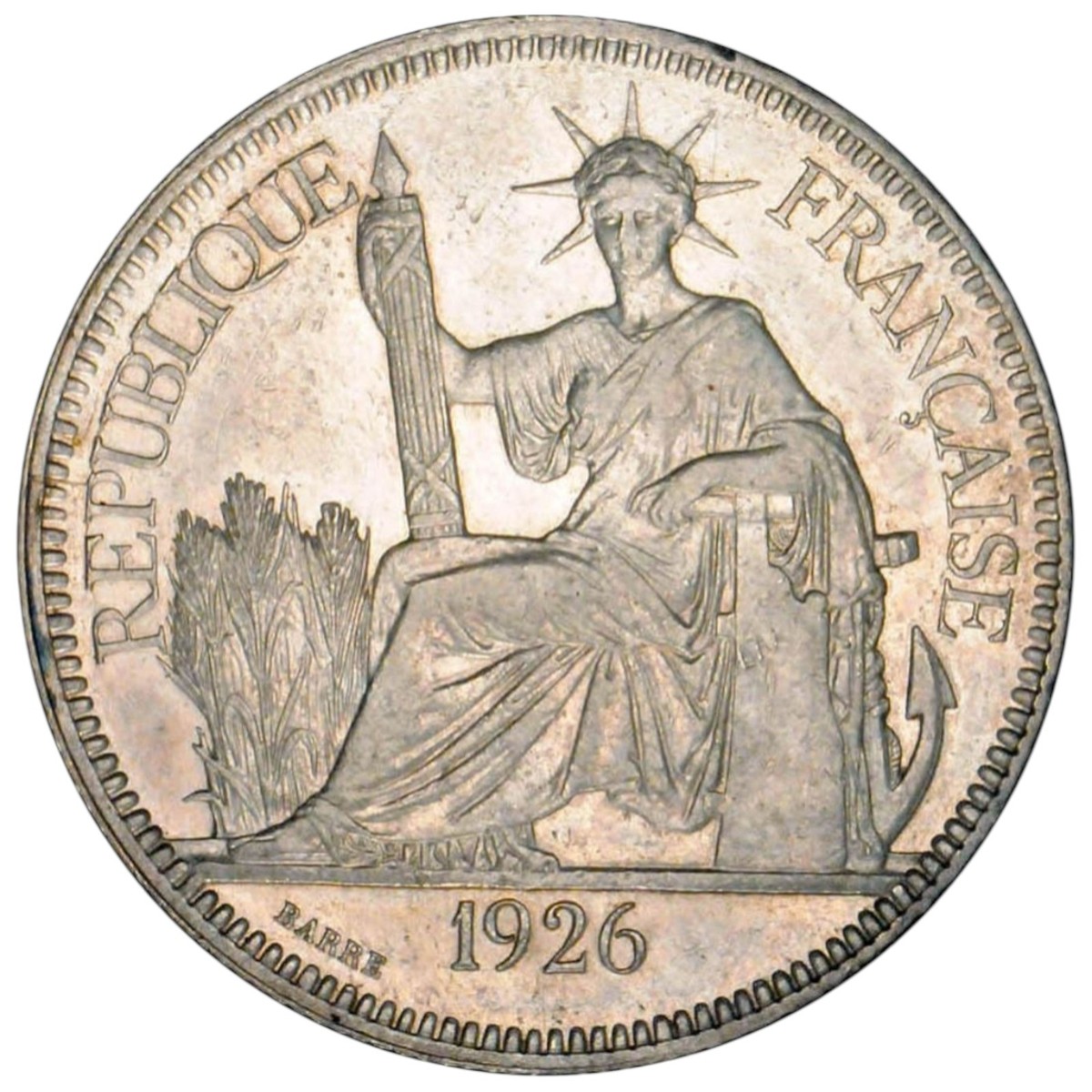 1926年 フランス 旧貨幣 PIASTRE DE COMMERCE 1926年 フランス 旧貨幣 PIASTRE DE COMMERCE - メルカリ