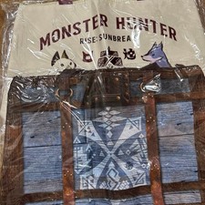 Monster Hunter Rise Sunbreak Tote Bag Set 2 Pezzi 14+ Borsa Morbida Mascotte Charm