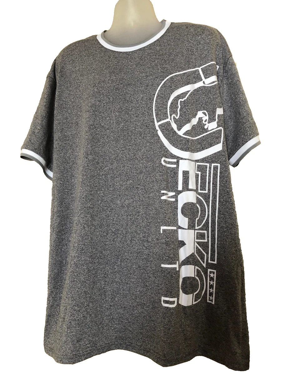 T-shirt Ecko Unltd. Homme Gris Col V 4XL - Streetwear