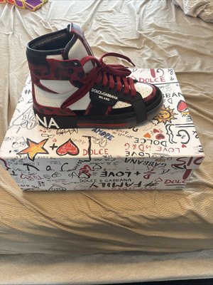 DOLCE AND GABBANA SNEAKER 2.Zero high-top sneakers SIZE 37