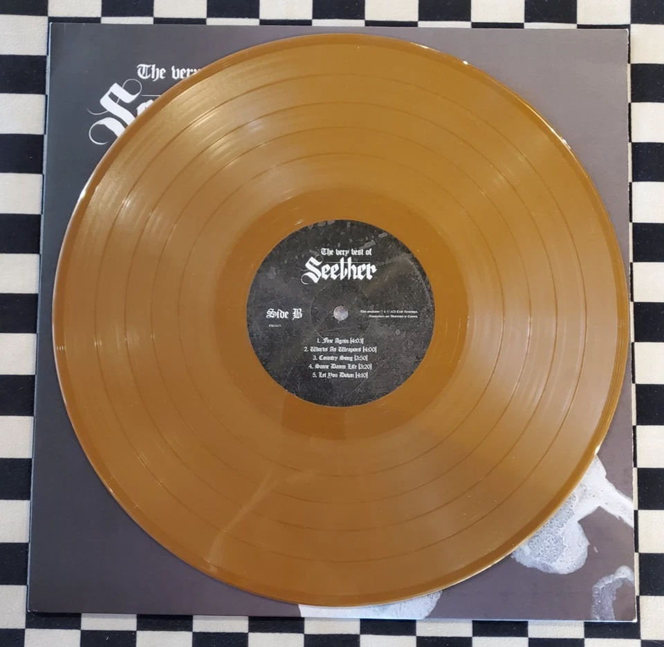 The Very Best Of Seether LP by Seether brown vinyl limited edition 2021 VG+ - Image 4 of 4