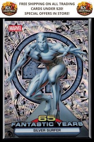 Silver Surfer – 2026 Topps Chrome Marvel Comics · 65 Fantastic Years #FY-07 Silver Surfer