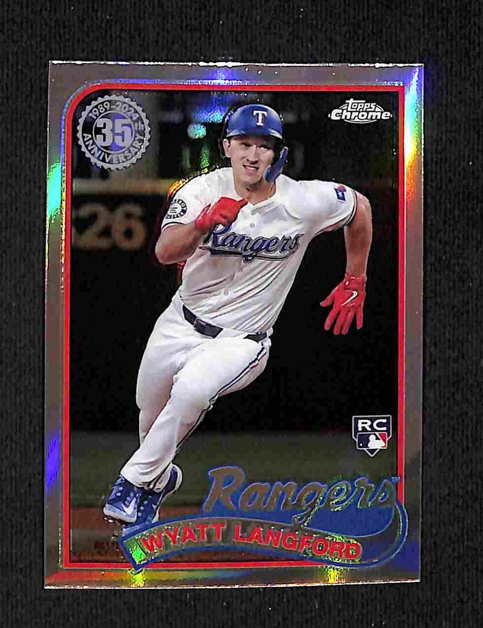 2024 Topps Chrome Update Series - 1989 Topps Baseball Wyatt Langford #89CU-2