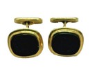 Onyx Cufflinks for Men with Vintage