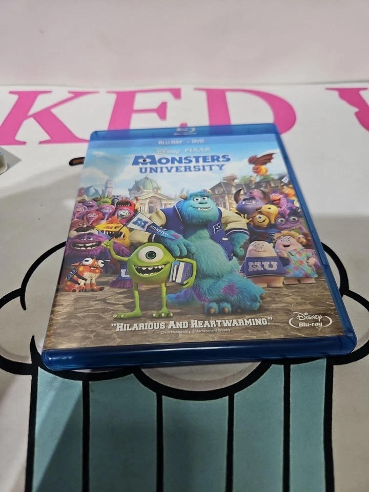 Disney Pixar: Monsters University (Blu-ray, DVD Set) Inc Prequel Animated Comedy - Image 3 of 4