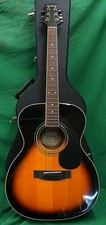 Mitchell Mq-100s/vs Acoustic Guitar 6 String & Road Runner Hard Case
