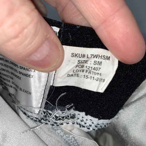 Cramer Lightning Pad pantaloni cintura calcio 7L7WHSM bianchi taglia uomo small usati in ottime condizioni - Foto 6 di 10