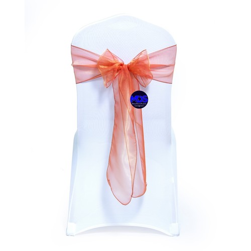 25 Organza Chair Sashes Wider Fuller Bows for wedding party event decoration NEW - Picture 29 of 44