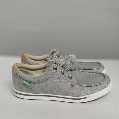 Twisted X Hooey Loper Light Grey Womens Size 6.5M | eBay