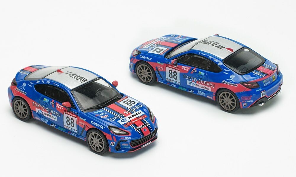 Pop Race 1:64 Subaru BRZ Tokyo Subaru Racing Diecast Model Car